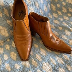 Charlie 1 Horse by Lucchese Women's Heeled Boots - Cognac